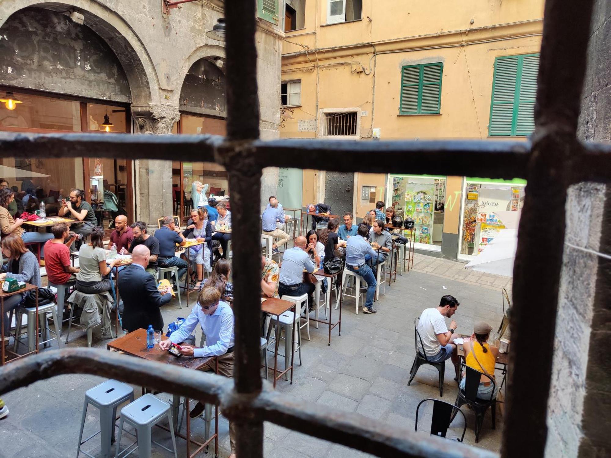 Ferienwohnung Le Grazie Sopra I Tetti Genua Exterior foto